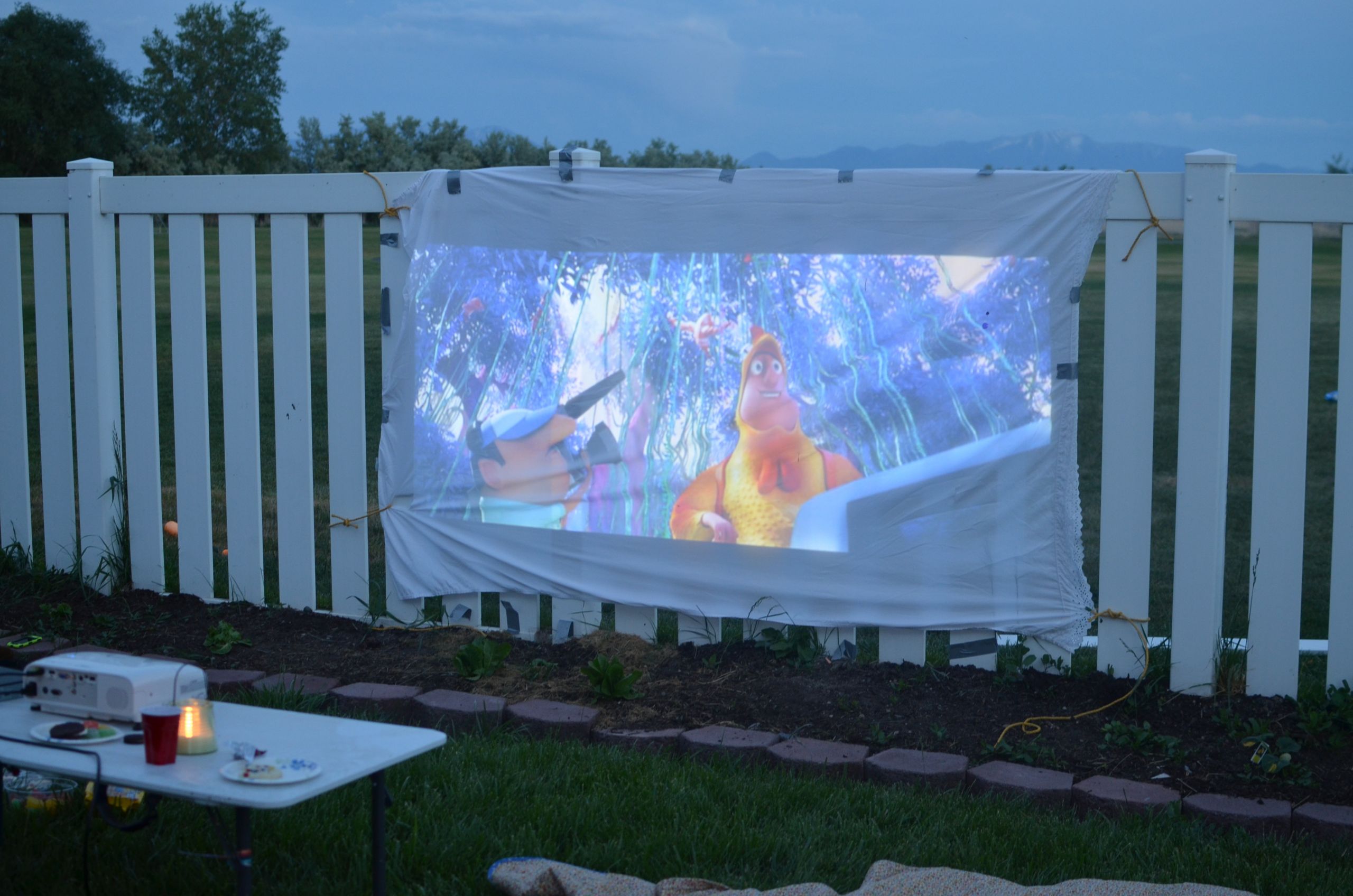 DIY Outdoor Projector Screens
 DIY Portable Projector Screen with Epson Projector
