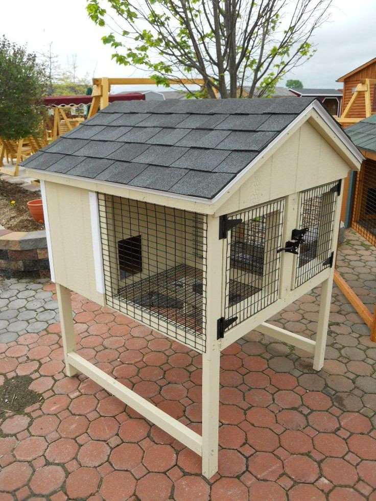 DIY Outdoor Rabbit Cage
 Plans To Build A Double Rabbit Hutch WoodWorking