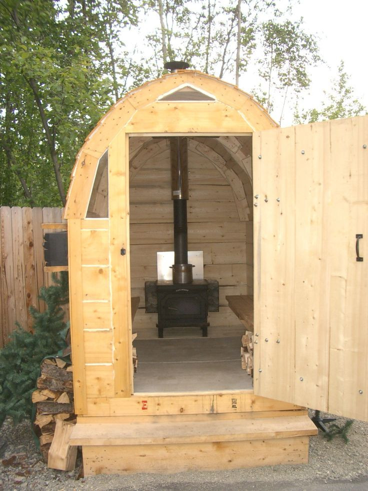 DIY Outdoor Sauna
 9 best Sauna Design Layouts and Plans images on Pinterest