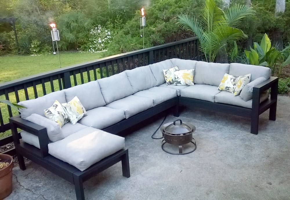 DIY Outdoor Sectional Plans
 Perfect DIY Patio Ideas & Projects • The Bud Decorator