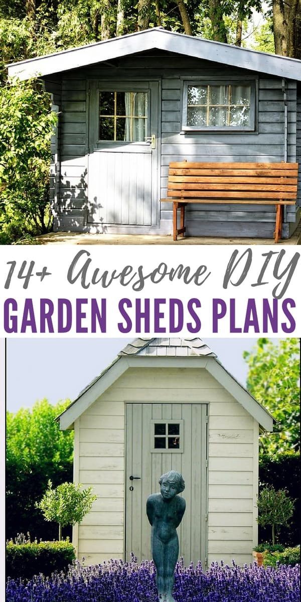 DIY Outdoor Sheds
 14 Awesome DIY Garden Sheds Plans