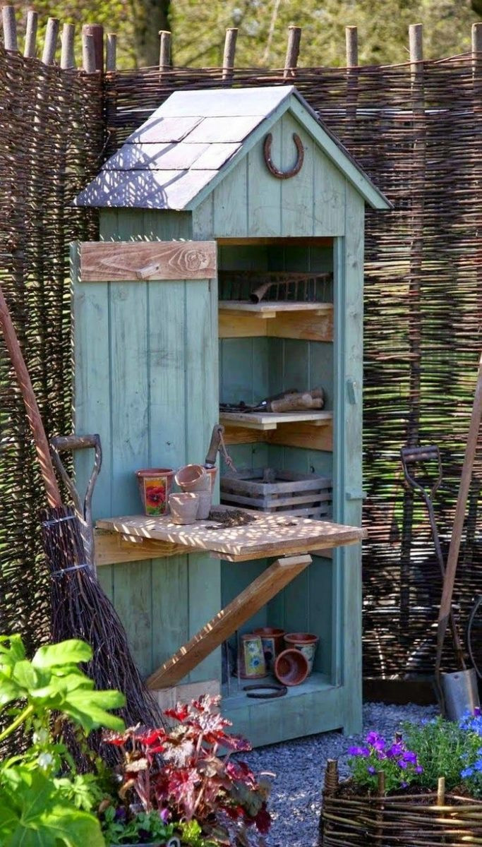 DIY Outdoor Sheds
 Build your own whimsical garden tool shed