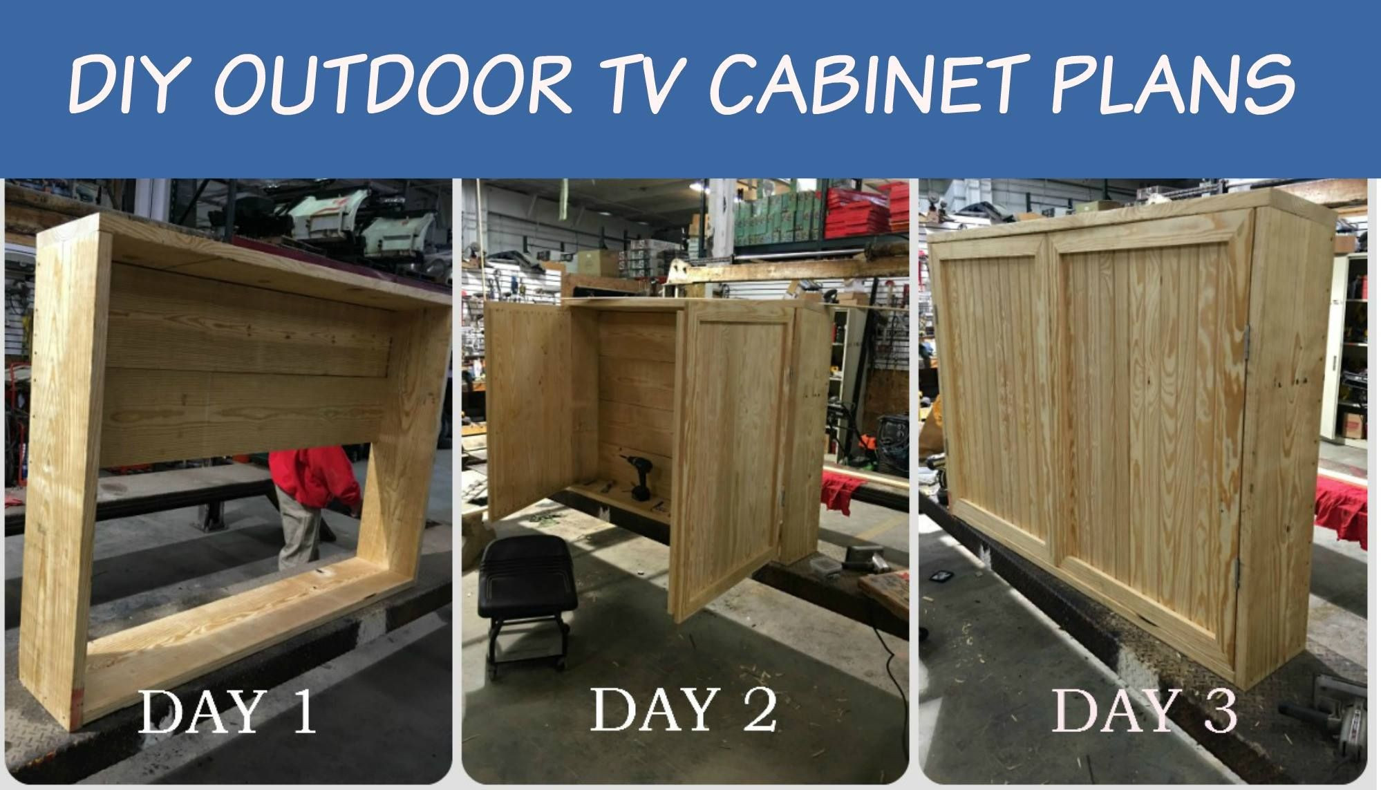 DIY Outdoor Tv Enclosure
 Wooden Outdoor Tv Enclosure