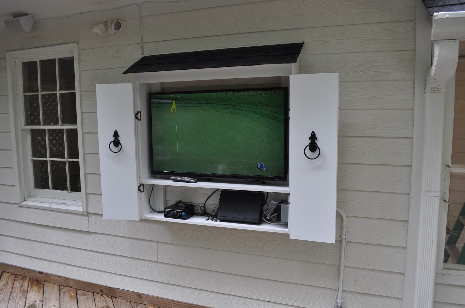 DIY Outdoor Tv Enclosure
 The Cow Spot TV in a Box