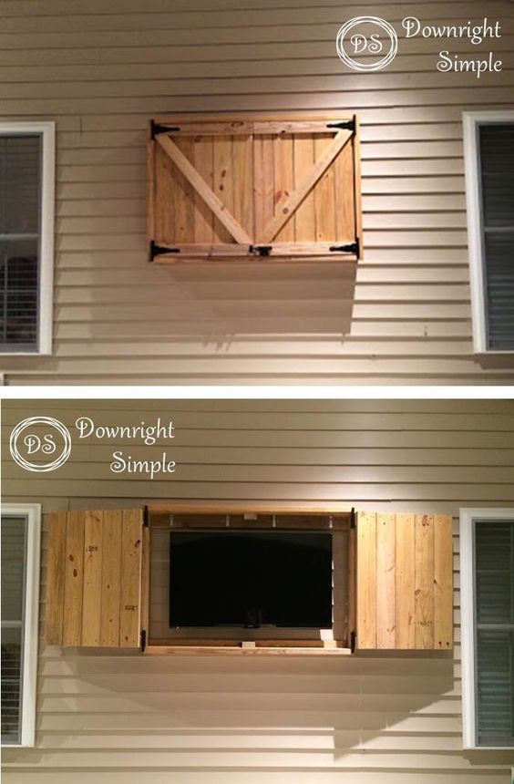 DIY Outdoor Tv Enclosure
 20 Awesome Outdoor DIY Projects