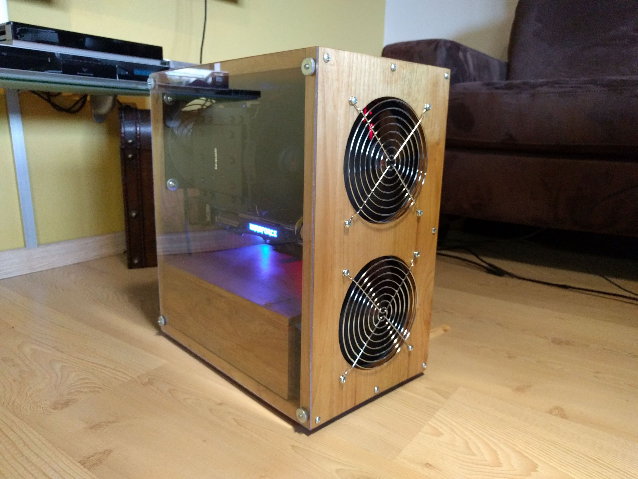 DIY Pc Case Wood
 I build a PC Case from some firewood Here s the whole