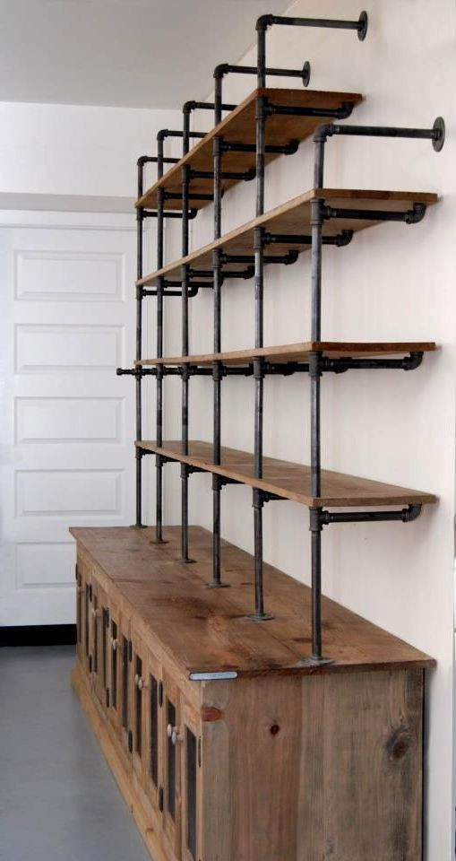 DIY Pipe And Wood Shelves
 Pin on Shelving Ideas