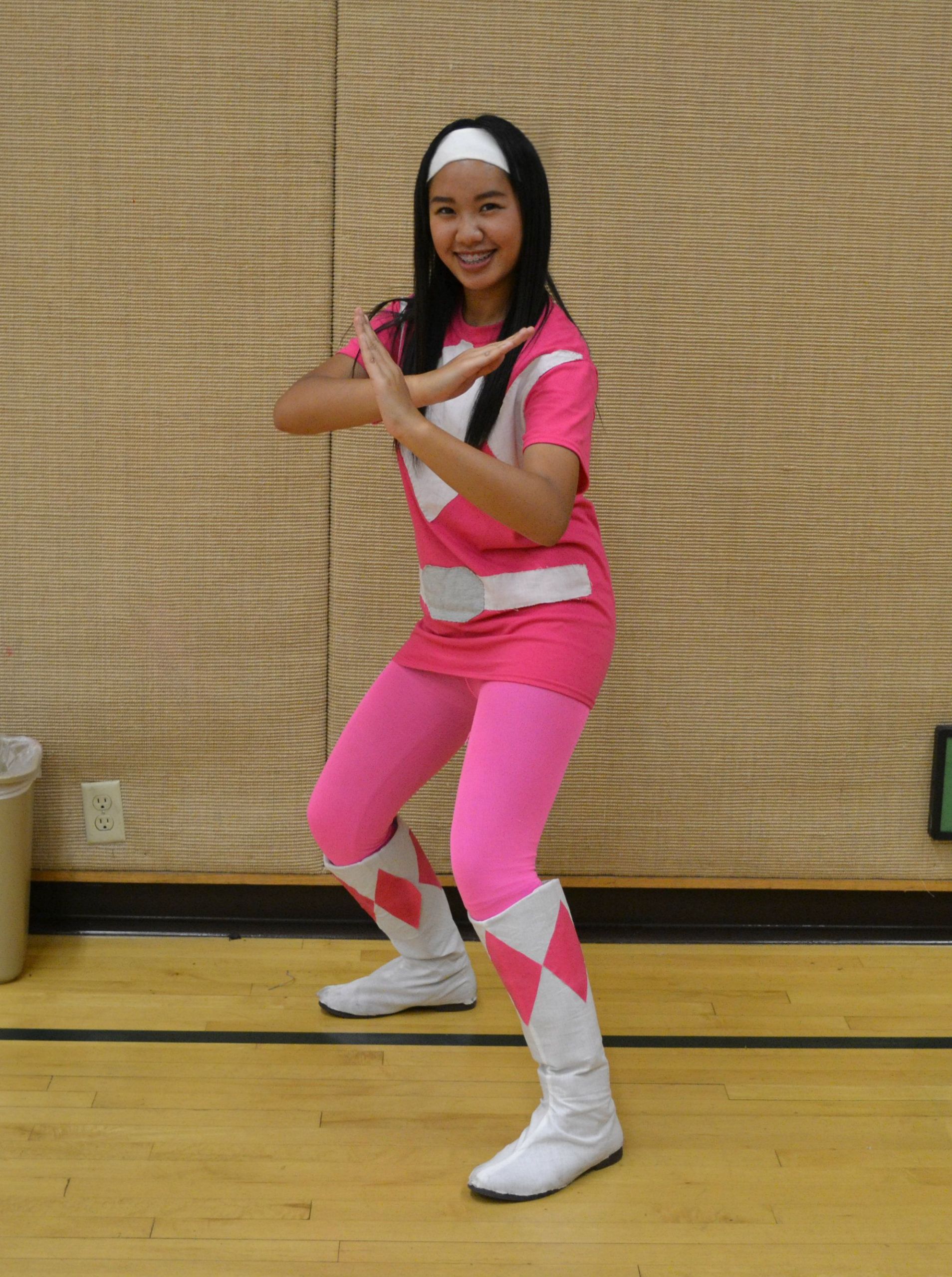 DIY Power Ranger Costumes
 Halloween 2014 DIY Kimberly The Pink Power Ranger With