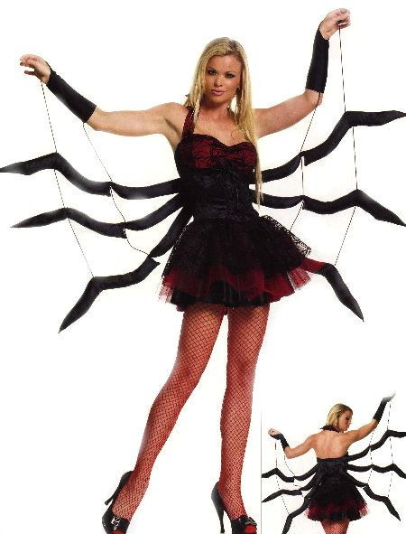 DIY Spider Costume For Adults
 Black Widow Spider Costume with Legs in 2019