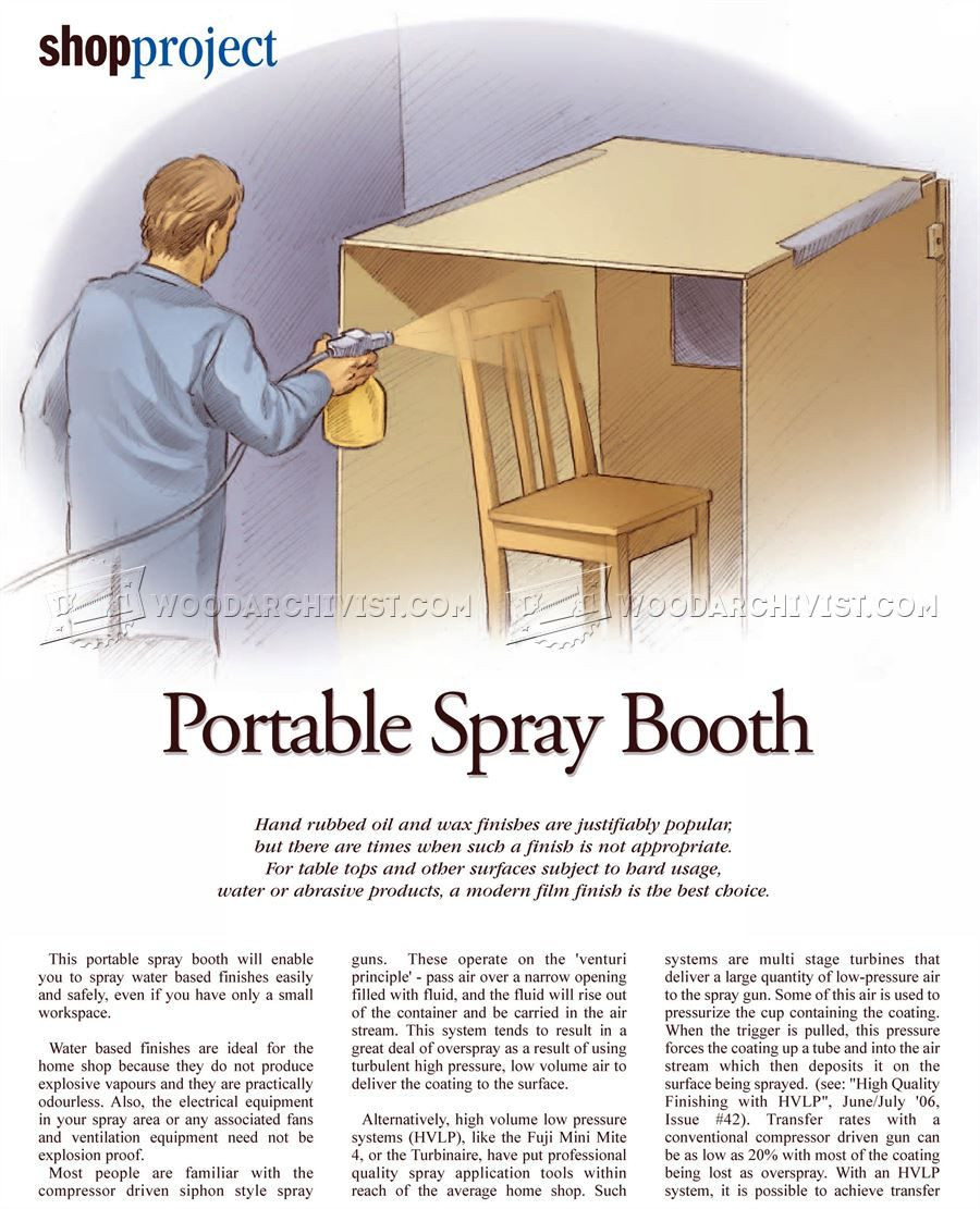 DIY Spray Booth Plans
 DIY Spray Booth