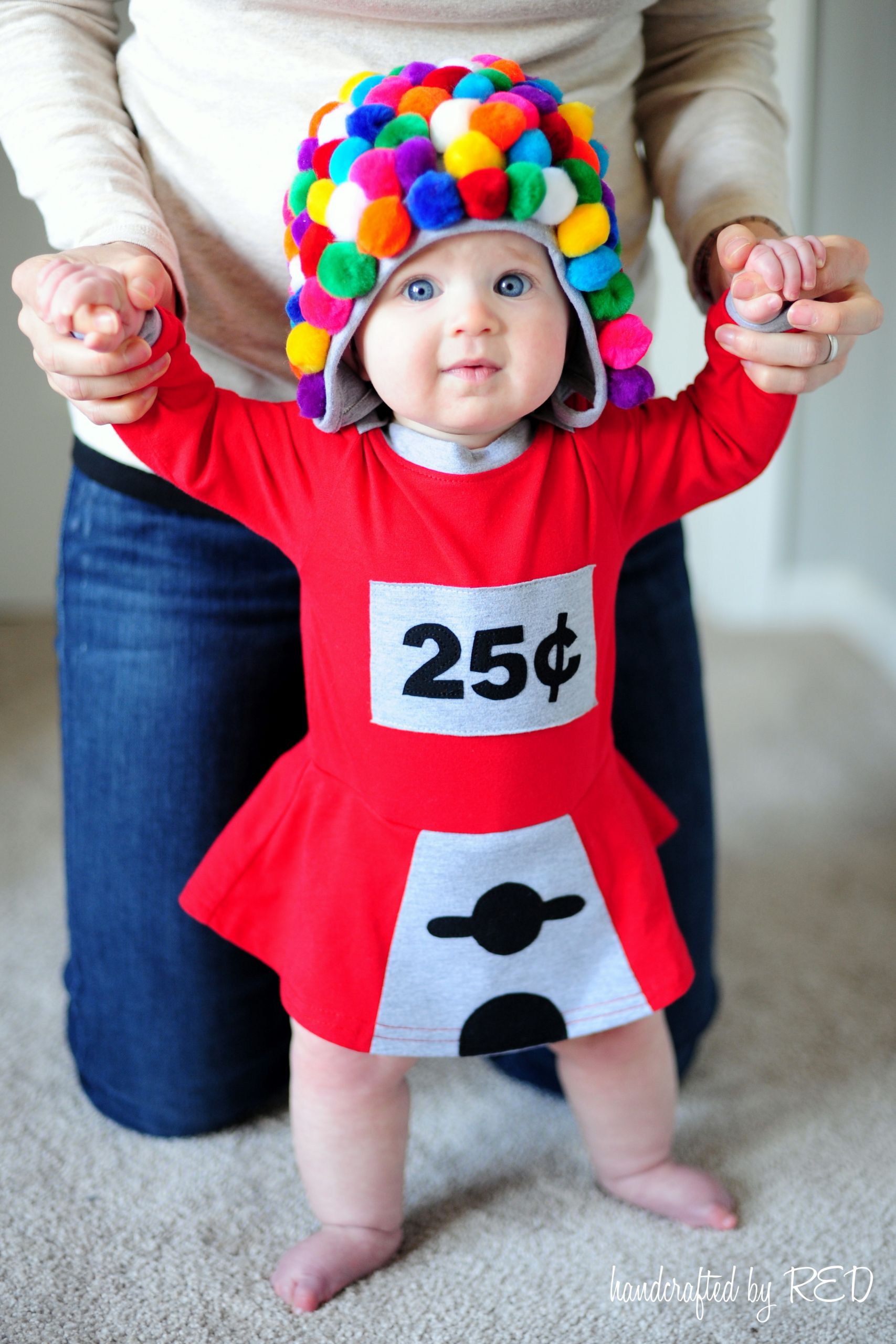 DIY Toddler Halloween Costumes
 DIY Baby Gumball Machine Costume Peek a Boo Pages