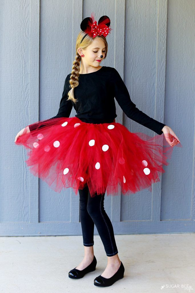 DIY Toddler Minnie Mouse Costume
 How to Make a DIY Minnie Mouse Costume With Tutu