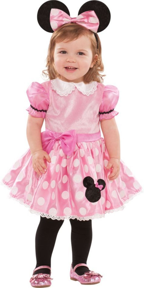 DIY Toddler Minnie Mouse Costume
 Baby Pink Minnie Mouse Costume Party City will diy she