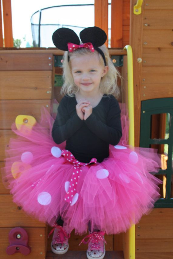 DIY Toddler Minnie Mouse Costume
 Modern Minnie Mouse Tutu Disney Inspired Size NB 5T