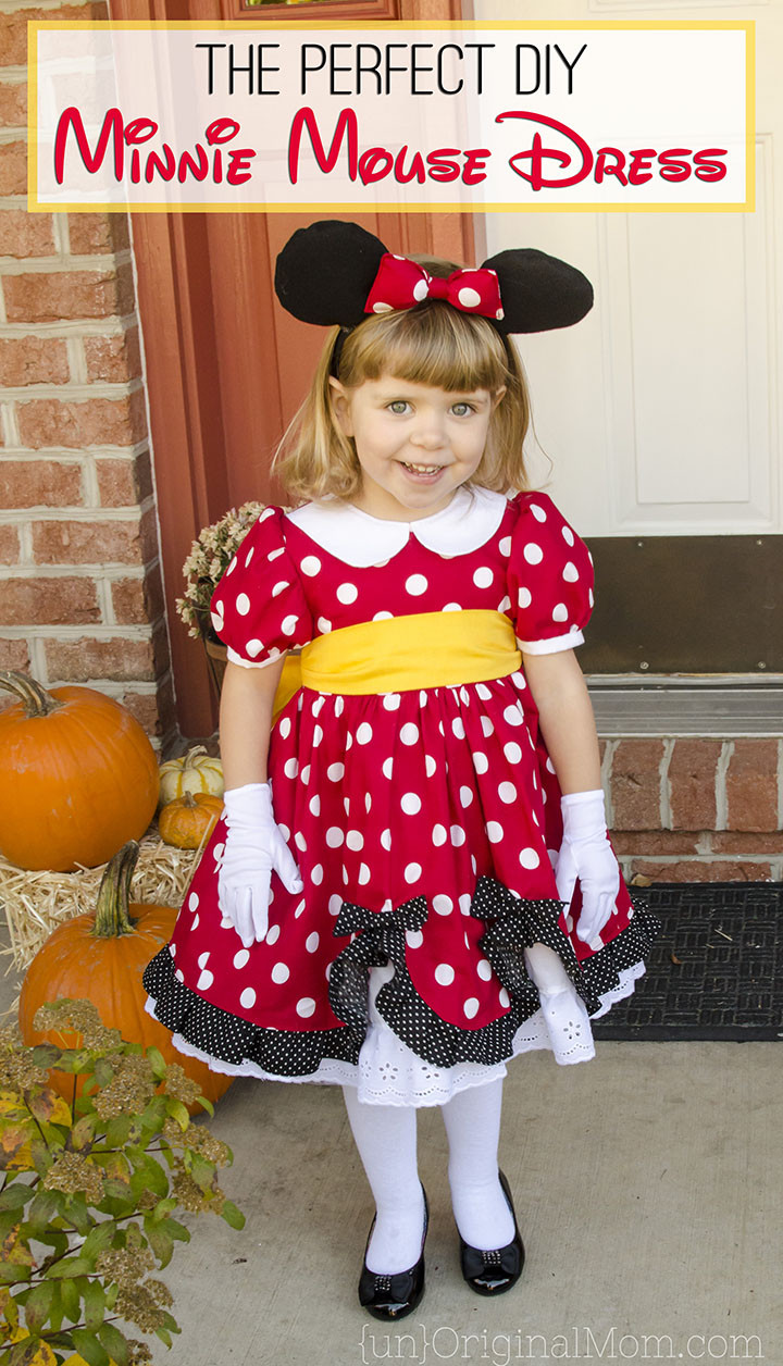 DIY Toddler Minnie Mouse Costume
 The Perfect DIY Minnie Mouse Costume unOriginal Mom
