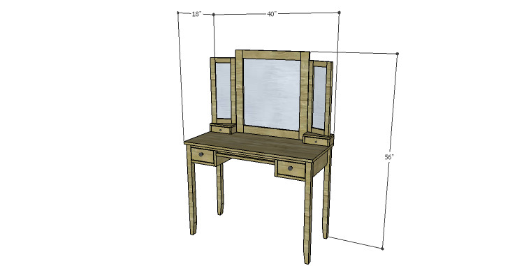 DIY Vanity Table Plans
 A Beautiful Vanity Table Perfect in Any Room