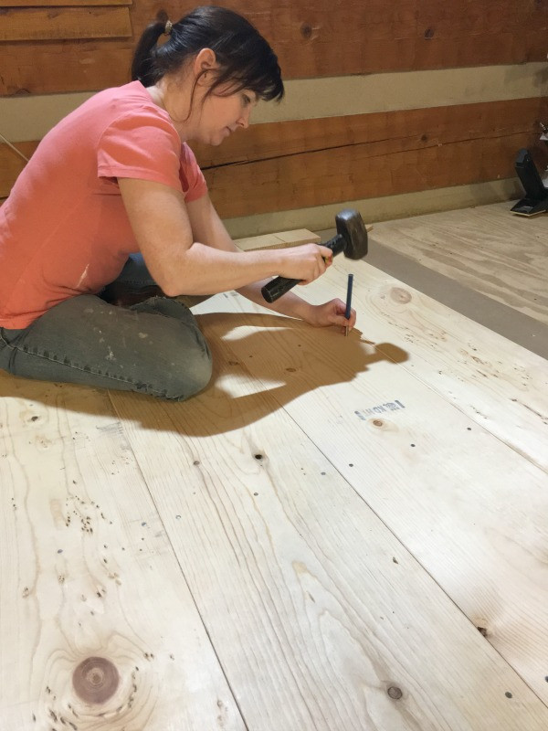 DIY Wide Plank Pine Flooring
 Hood Creek Log Cabin DIY Wide Plank Pine Floors [Part 1