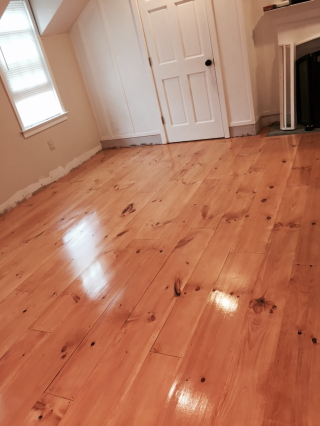 DIY Wide Plank Pine Flooring
 DIY Unfinished Wide Pine Floors & Review Lehman Lane