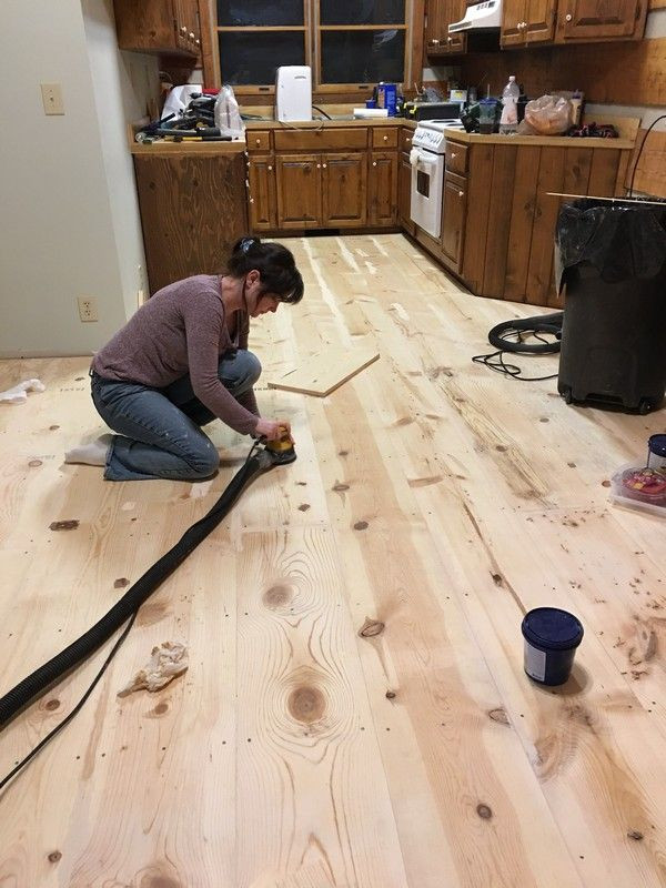 DIY Wide Plank Pine Flooring
 DIY Wide Plank Pine Floors [Part 2 Finishing]