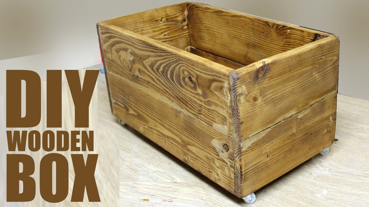 DIY Wood Box
 DIY Wooden Box Pallet Wood Project