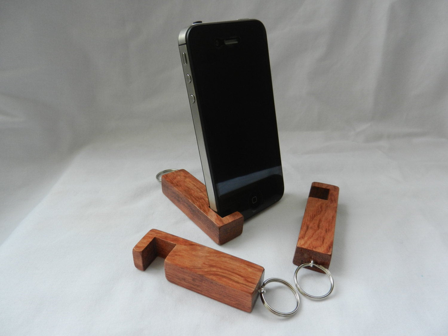 DIY Wood Cell Phone Stand
 pact Phone Stand inotch1 in Bubinga wooden phone stand