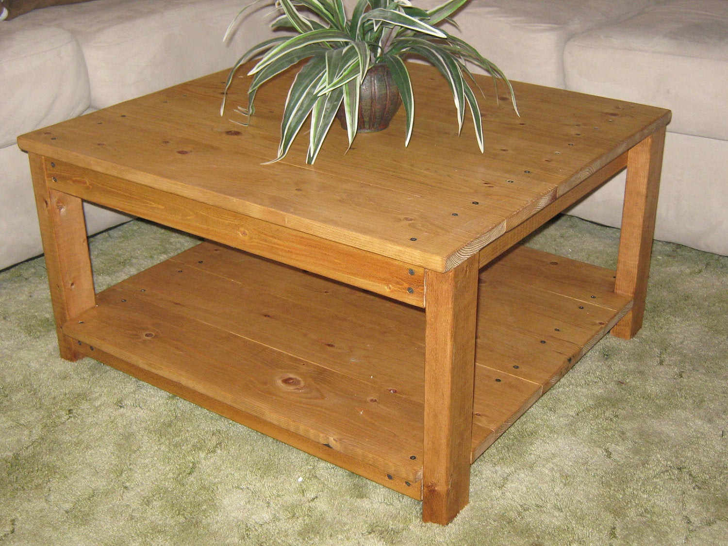 DIY Wood Coffee Tables
 DIY PLANS to make Square Wooden Coffee Table by wingstoshop