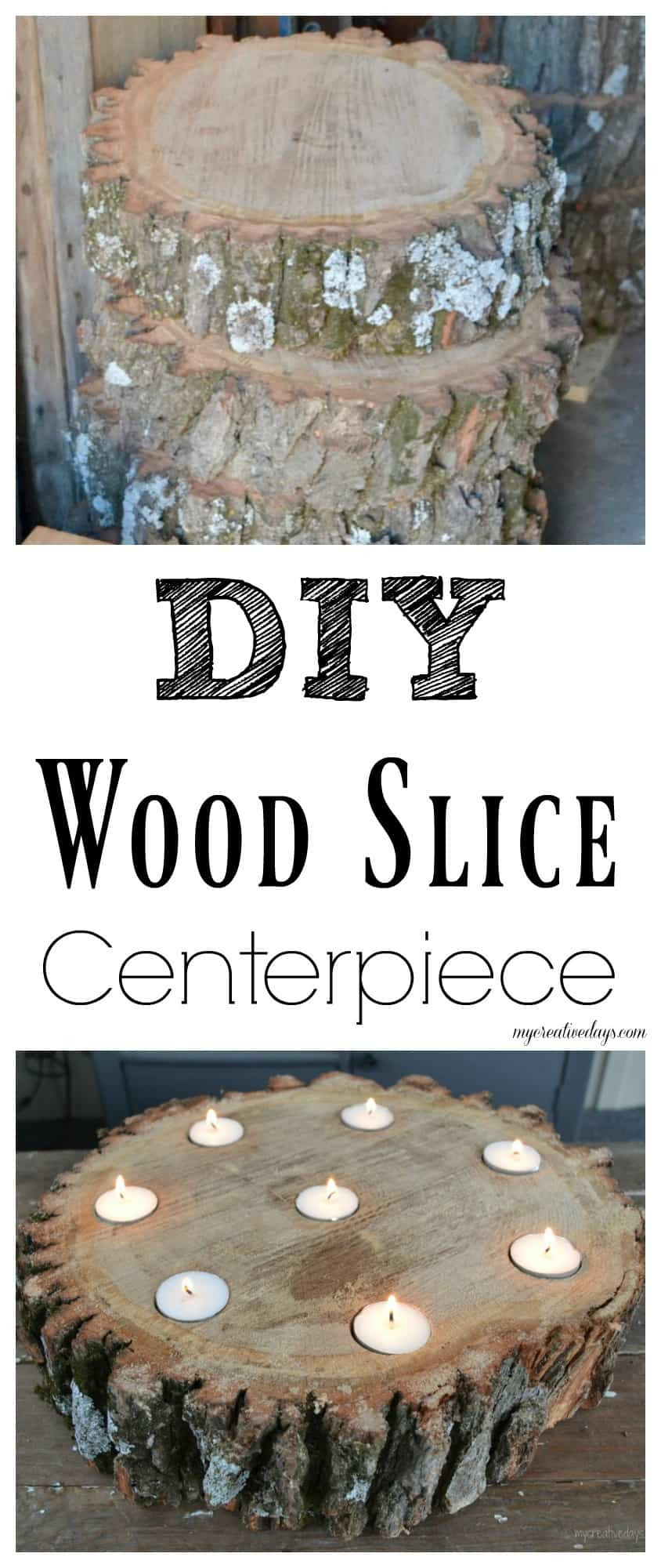DIY Wood Slice Centerpiece
 DIY Wood Slice Centerpiece To Add Rustic Flair To Wherever