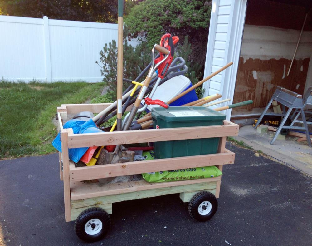 DIY Wood Utility Cart
 How to Make a Wagon