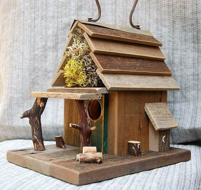 DIY Wooden Bird House
 Cute DIY Ideas for Birdhouses