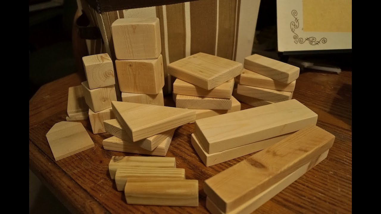 DIY Wooden Blocks
 DIY Wooden Building Blocks