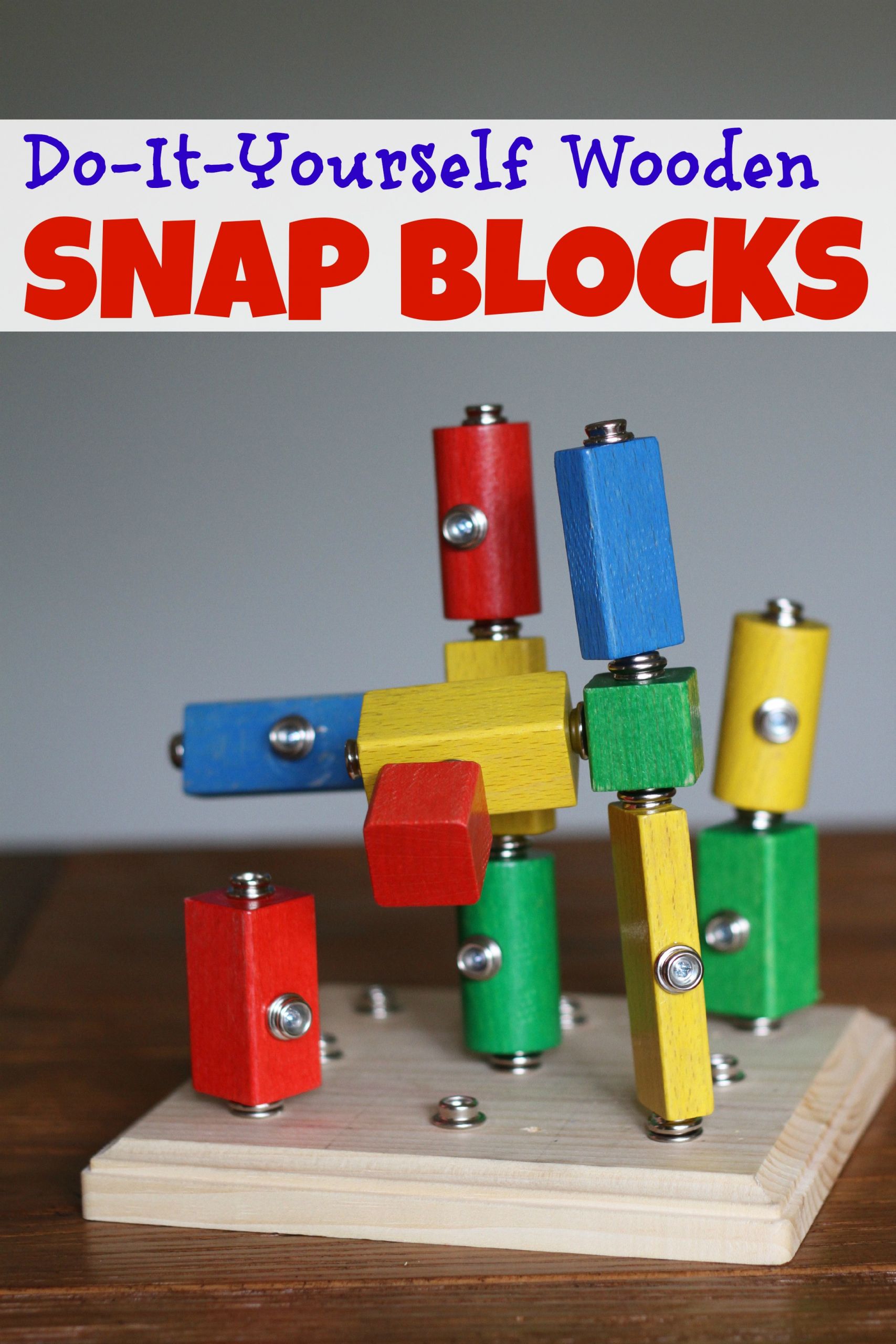 DIY Wooden Blocks
 DIY Wooden Snap Blocks