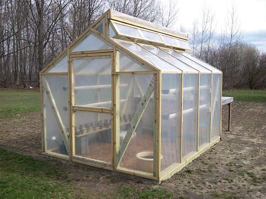 DIY Wooden Greenhouse
 13 Free DIY Greenhouse Plans