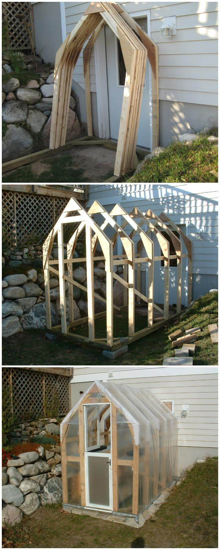 DIY Wooden Greenhouse
 80 DIY Greenhouse Ideas with Step by Step Tutorials