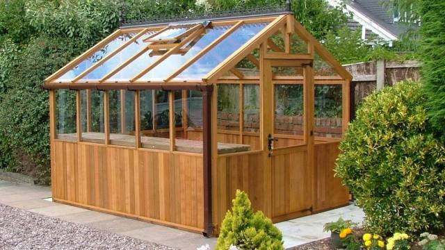DIY Wooden Greenhouse
 Printable Woodworking Plans