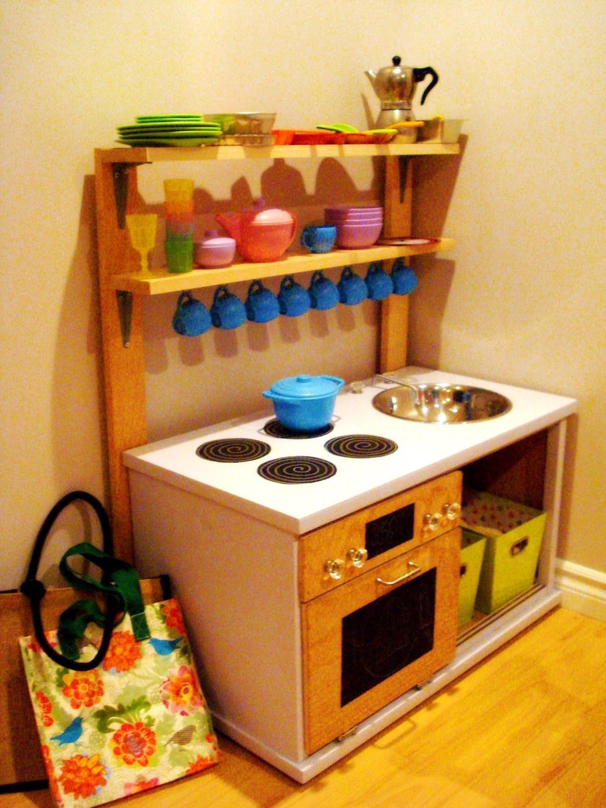 DIY Wooden Play Kitchen
 DIY play kitchen homemade toy kitchen copyright yearling