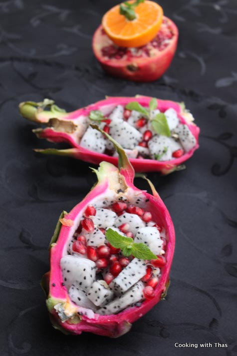Dragon Fruit Desserts
 Dragon Fruit Salad – Healthy Refreshing Dessert and it’s
