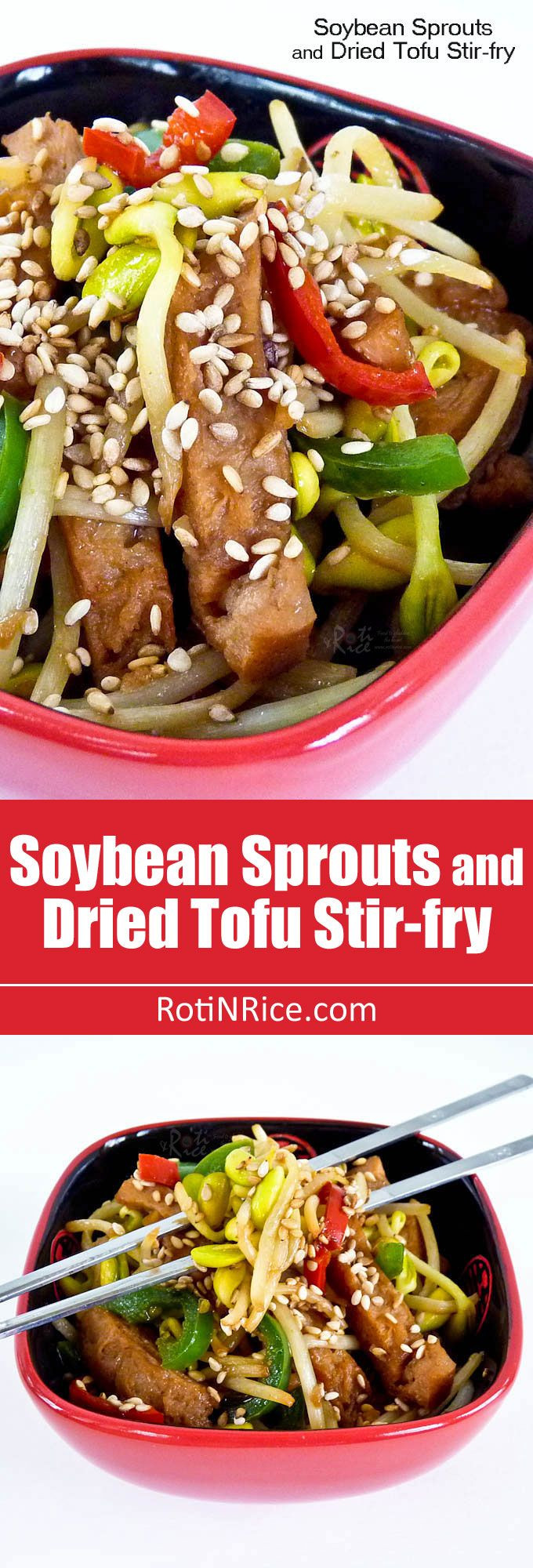 Dried Tofu Recipes
 Soybean Sprouts and Dried Tofu Stir fry