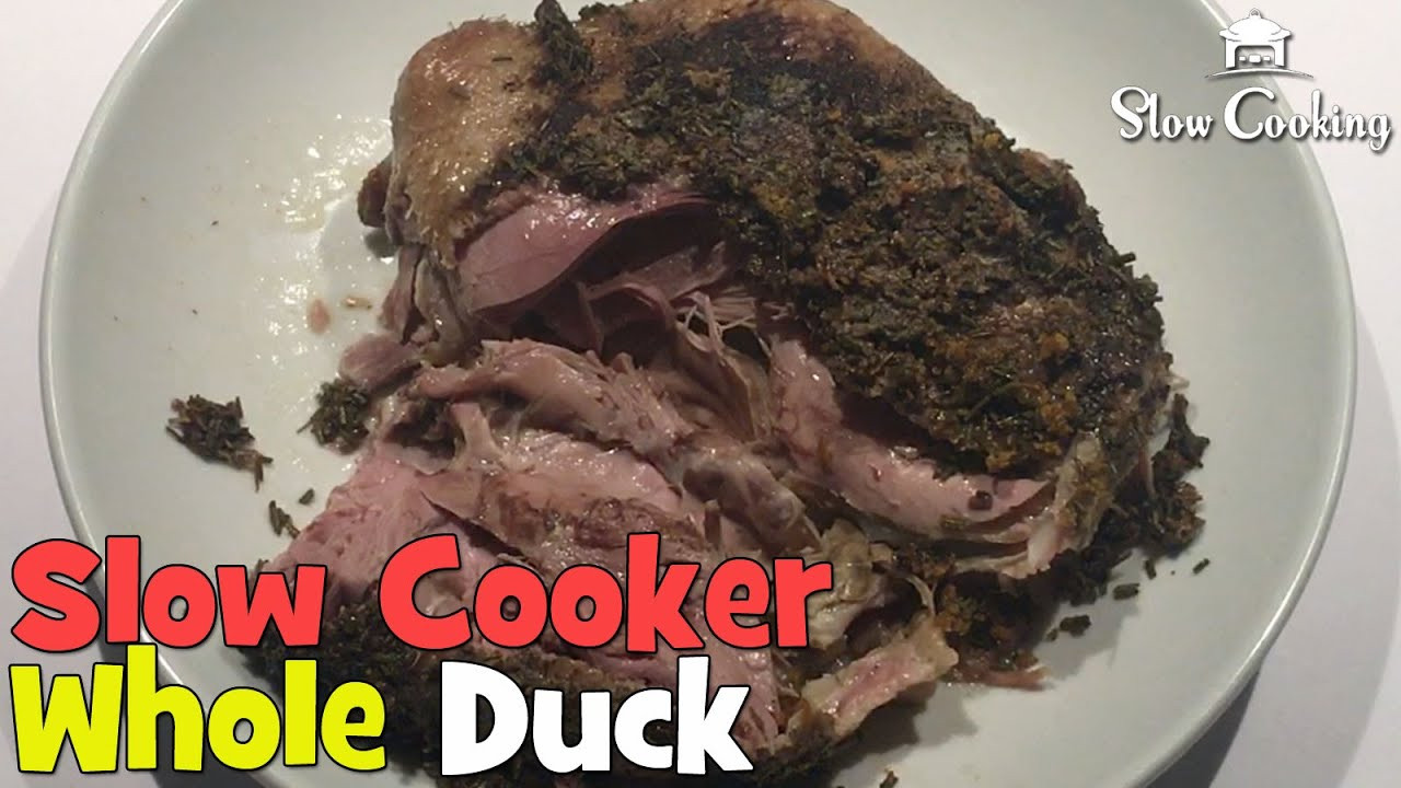 Duck Slow Cooker Recipes
 This Amazing Slow Cooker Whole Duck Recipe will Amaze