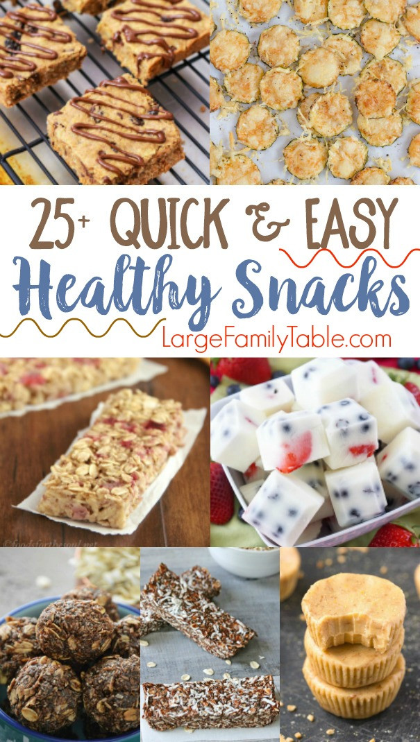 Easy And Healthy Snacks
 25 Quick & Easy Healthy Snack Recipes Family Table
