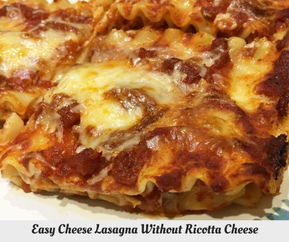 Easy Lasagna Recipe With Cottage Cheese
 Easy Lasagna Recipe Without Ricotta Cheese Cottage Cheese