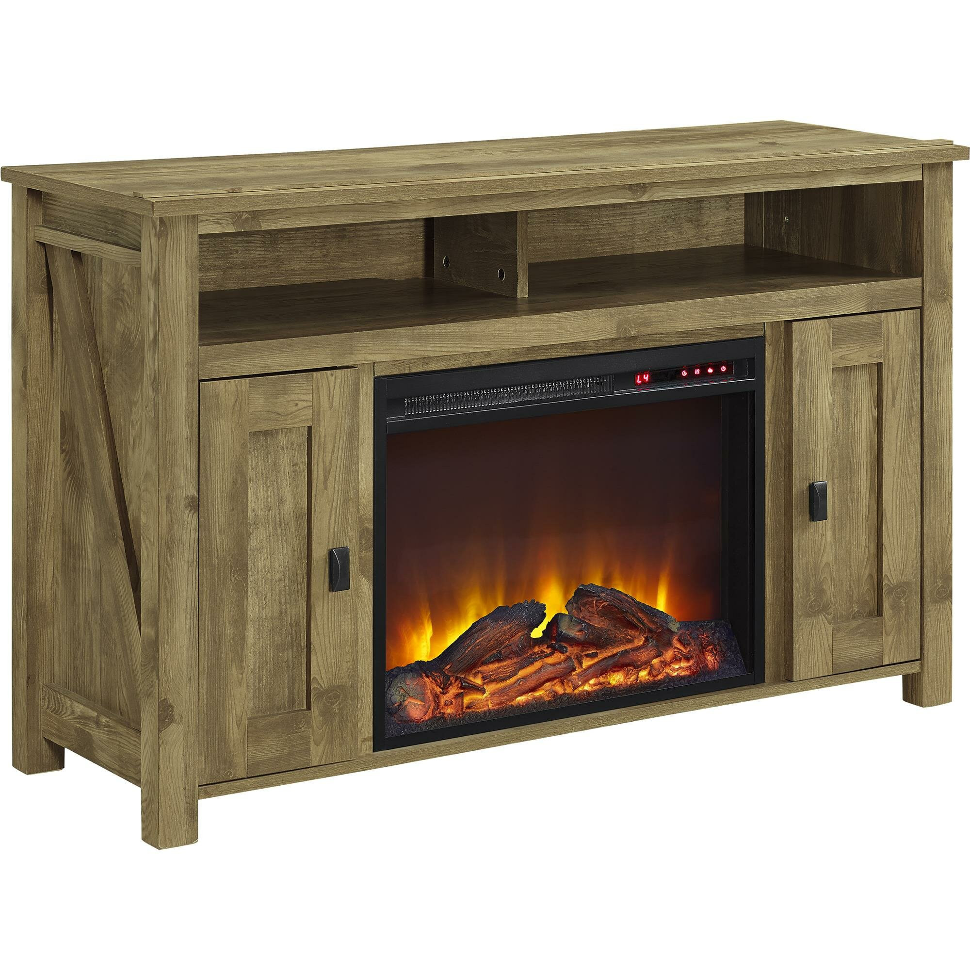 Electric Fireplace Entertainment Stand
 August Grove Gilby TV Stand with Electric Fireplace