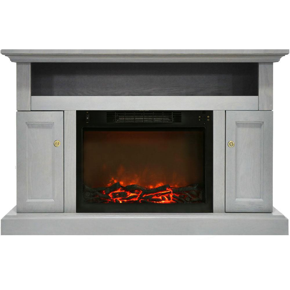 Electric Fireplace Entertainment Stand
 Cambridge Sorrento Electric Fireplace with 1500 Watt Log