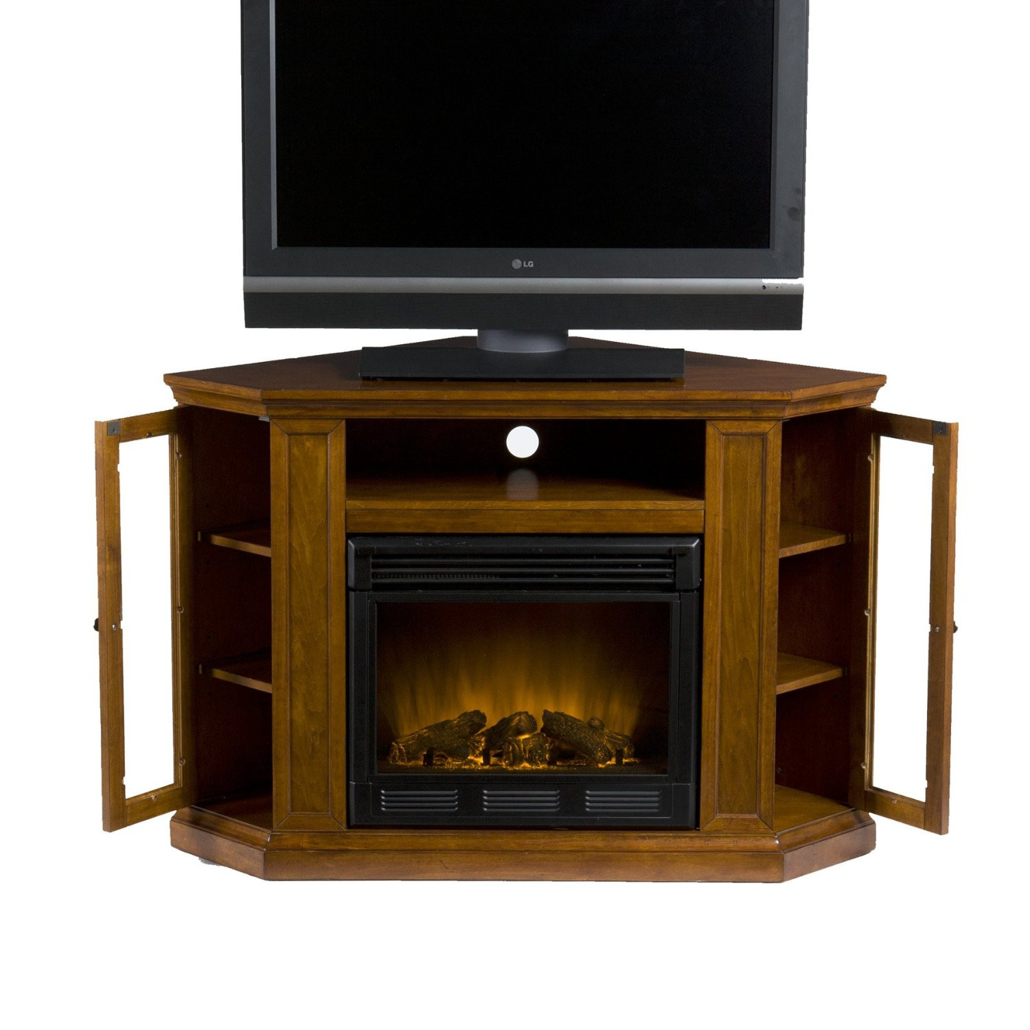 Electric Fireplace Entertainment Stand
 Entertainment Stand With Fireplace