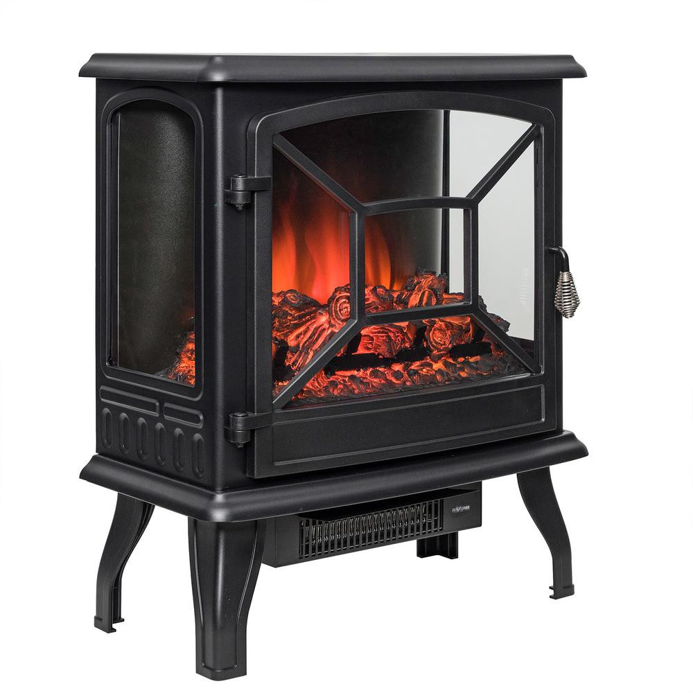 Electric Fireplace Logs
 AKDY 20 in Freestanding Electric Fireplace Mantel Heater