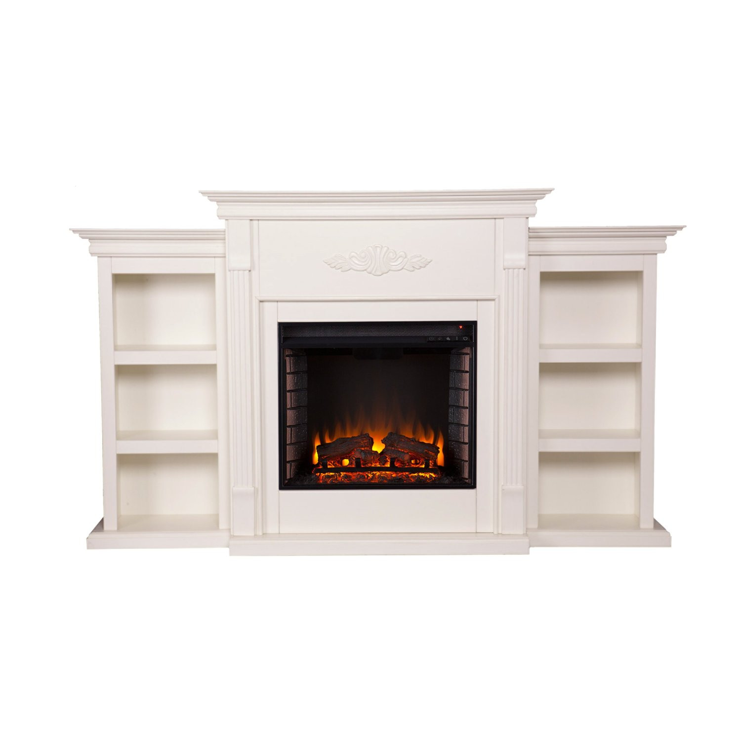 Electric Fireplace With Bookcase
 Best Freestanding White Electric Fireplace Review In 2017