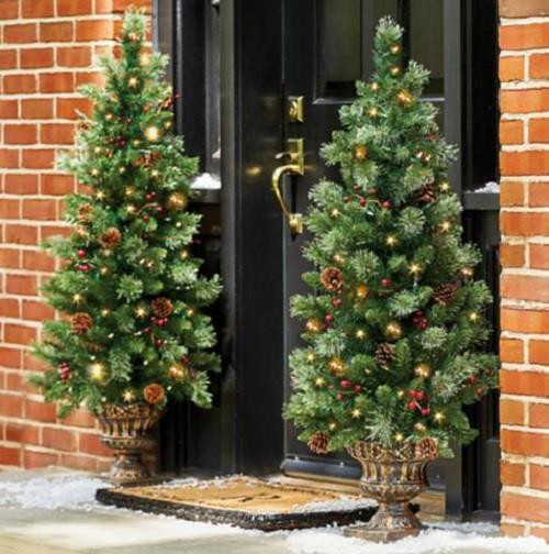 Entryway Christmas Trees
 Best 30 Outdoor Entryway Christmas Trees Home