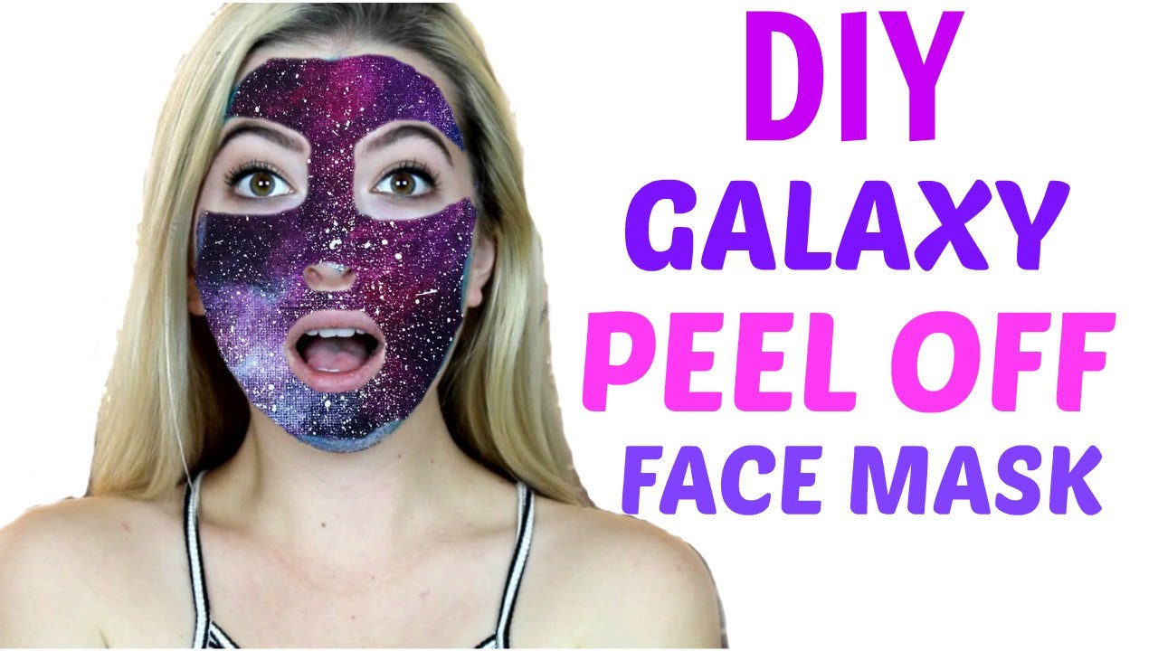 Face Mask Peel Off DIY
 DIY GALAXY PEEL OFF FACE MASK