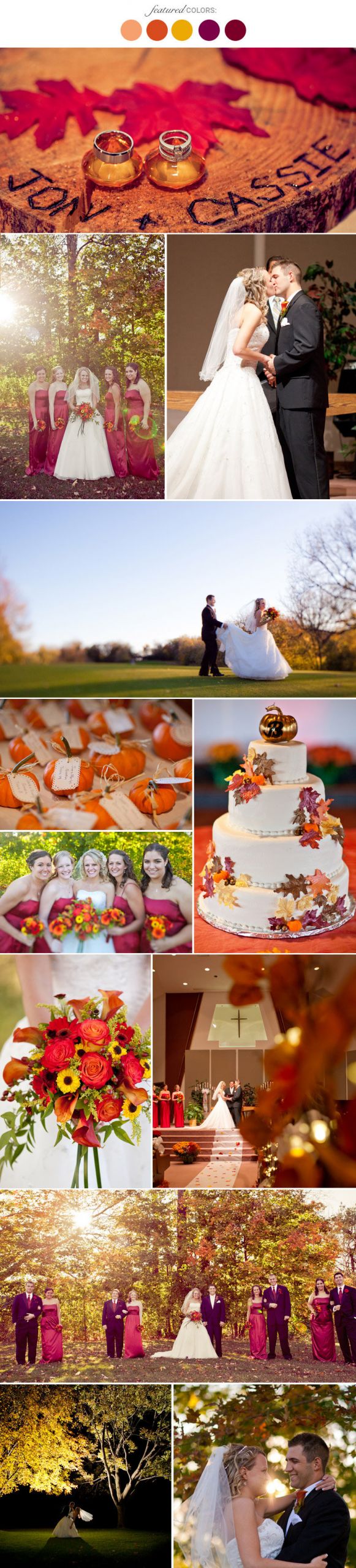 Fall Colors Wedding
 Fall Wedding Colors 25 binations You ll Love BridalGuide
