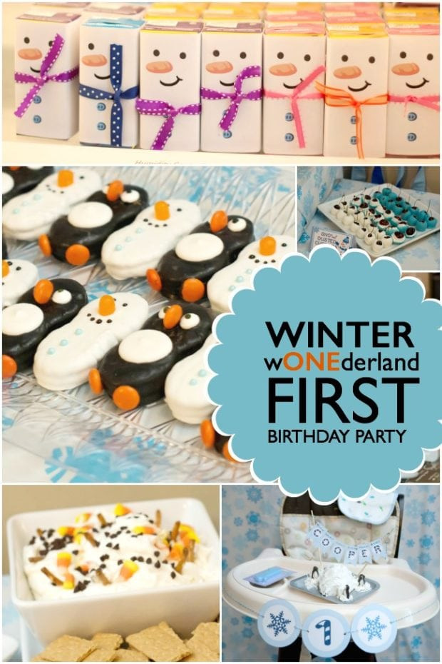 First Birthday Gift Ideas For Boys
 Boy s Winter ONEderland 1st Birthday Party Spaceships