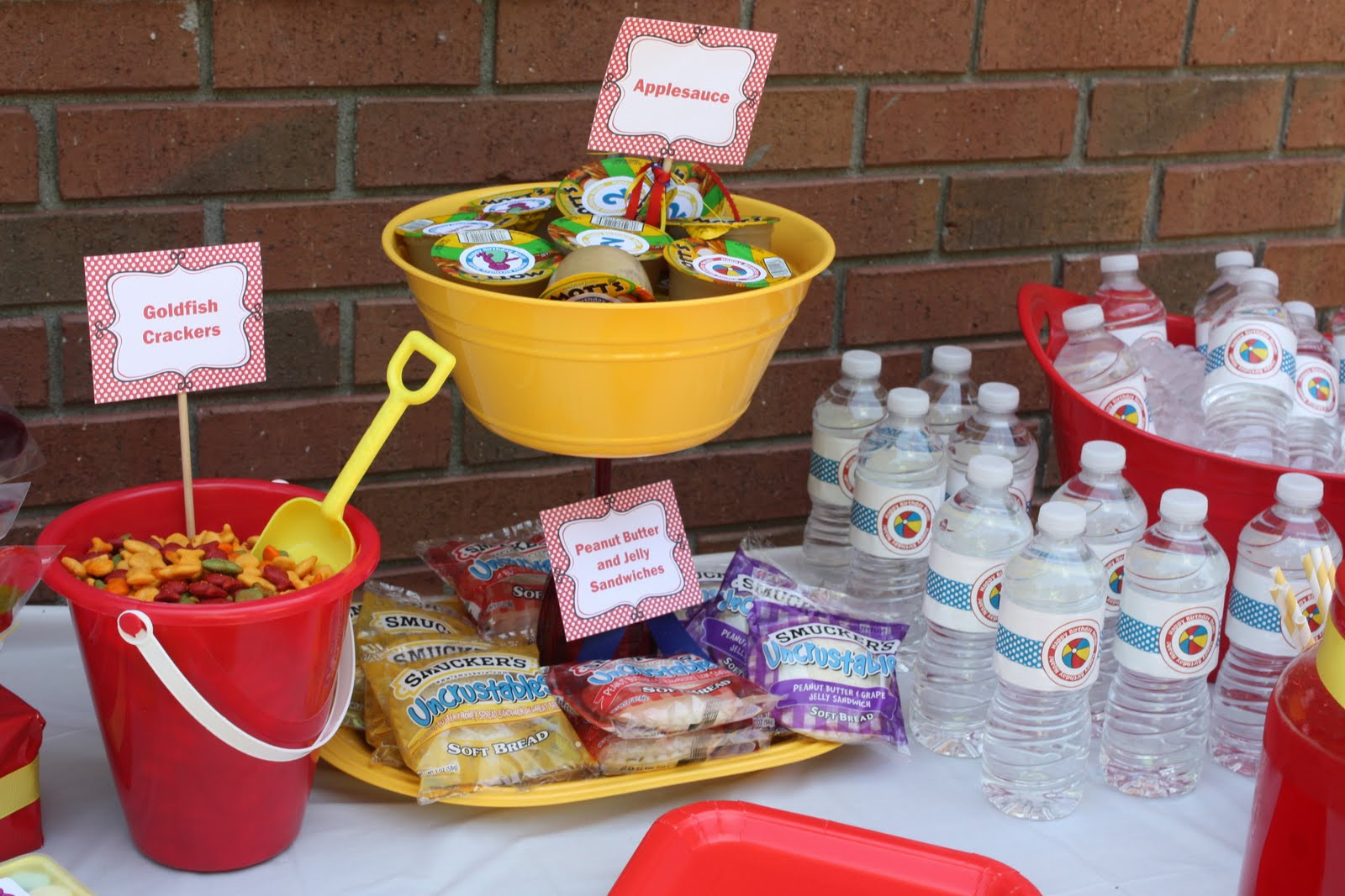 Food Ideas For A 2 Year Old Birthday Party
 The Risher s Noah s 2nd Birthday Party the decor
